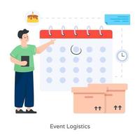 Event and Logistics vector