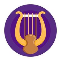 Harp String Instrument vector