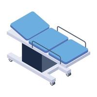 Nursing Bed Furniture vector