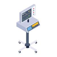 Ekg Machine Cardiac Electrogram vector