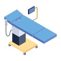 Nursing Bed Furniture vector