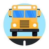 School Bus Transport vector