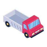 Loader Van Delivery vector