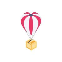 Parachute Parcel Delivery vector