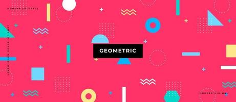 Geometric Polygon Shapes Background. vector