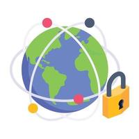 Global Protection and security vector