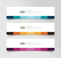 Vector Abstract Banner Design Web Template