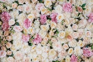 Wedding backdrop background,  flower decoration photo