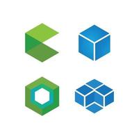 Cube business vector