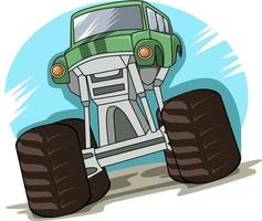 the big monster truck vector