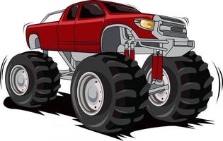 monster truck off road illustration vector