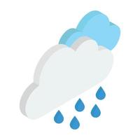 Trending Rain Concepts vector