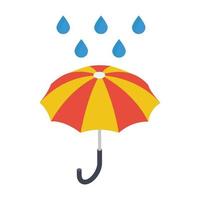 Rain Protection Concepts vector