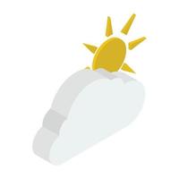 Partly Cloudy Weather vector