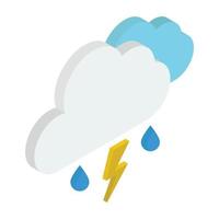 Trending Thunderstorm Concepts vector