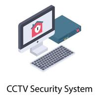 Cctv Security System vector