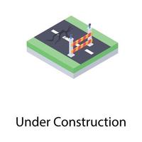Road Under Construction vector