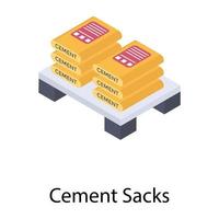 Cement Sack Concepts vector