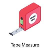 Construction Measuring Tape vector