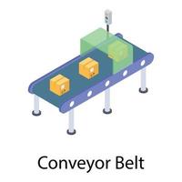 Conveyor Belt Concepts vector