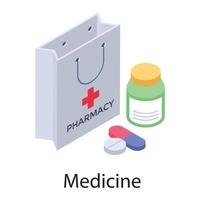 Medicine Jar Concepts vector