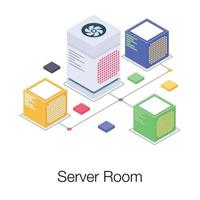 Server Room Concepts vector