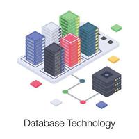 Database Technology Concepts vector