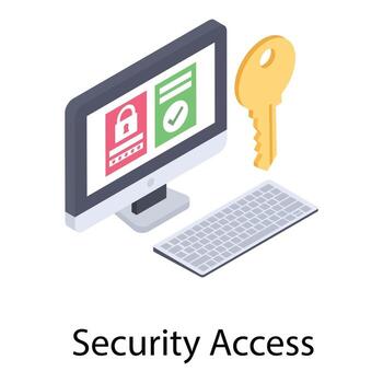 Security Access Concepts vector