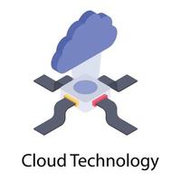 Cloud Technology Concepts vector