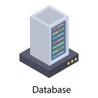 Trending Database Concepts vector