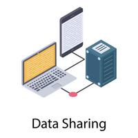 Data Sharing Concepts vector