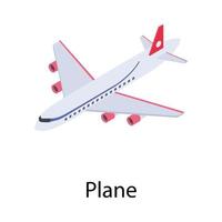 Flying Airplane Concepts vector