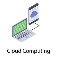 Cloud Computing Concepts vector