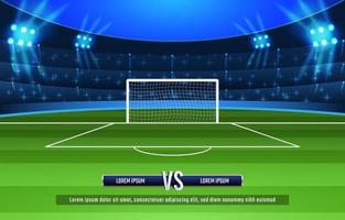 Soccer Stadium Background vector