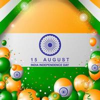 fondo del día de la independencia de la india vector