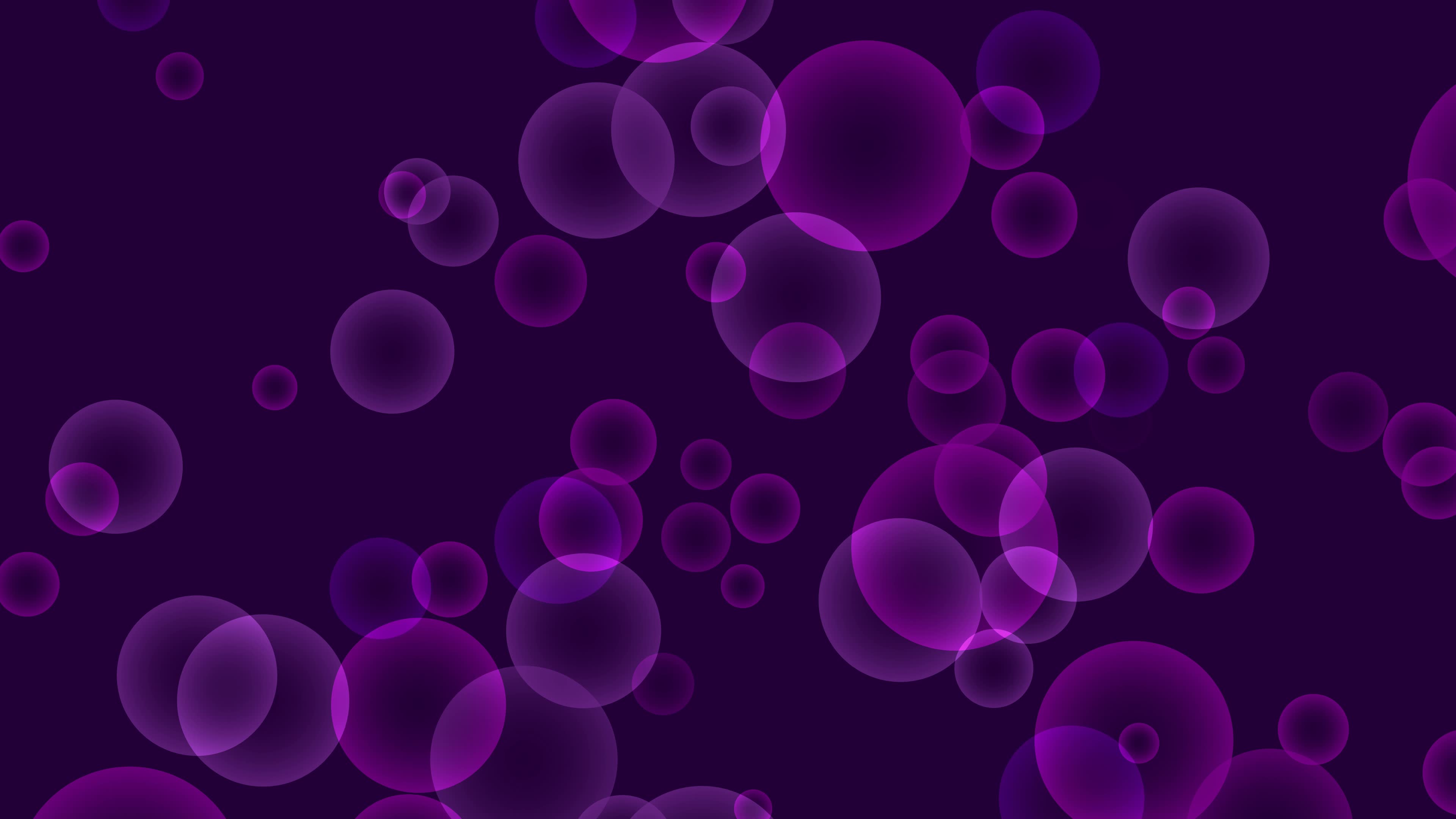 Purple Bubbles Wallpaper