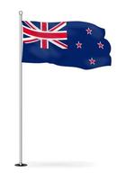 imagen vectorial de la bandera de nueva zelanda vector