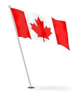 vector image of the national flag of canada