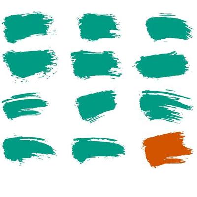 Turquoise and orange grunge textures