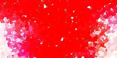 Light red vector poly triangle texture.