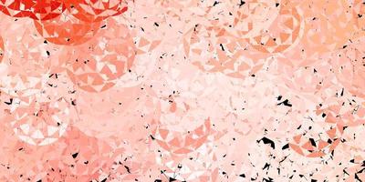 Light red vector backdrop with triangles, lines.