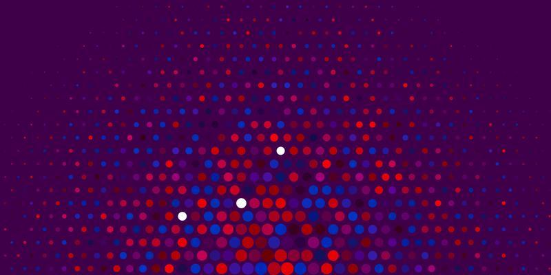 Light Blue, Red vector template with circles.