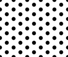 black and white polka dot pattern abstract background vector