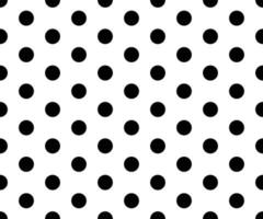 black and white polka dot pattern abstract background vector