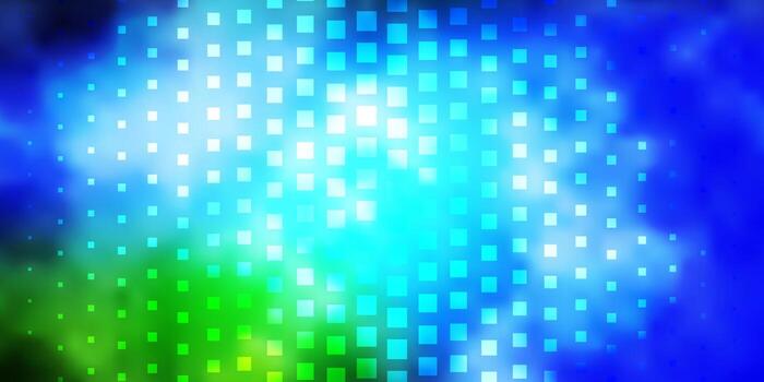 Light Blue, Green vector layout with lines, rectangles.