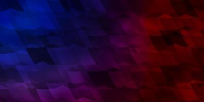 Light Blue, Red vector background with set of hexagons.