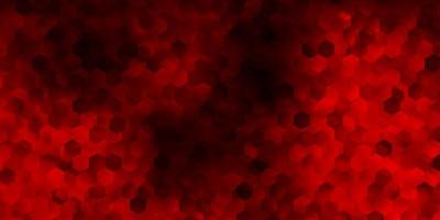 Light red vector backdrop with a batch of hexagons.