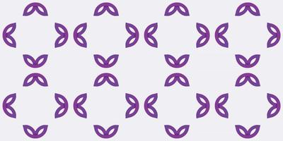 lotus pattern purple gradient background vector illustration