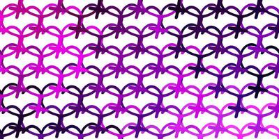 Light Purple, Pink vector pattern with feminism elements.