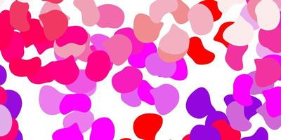 Light purple, pink vector template with abstract forms.